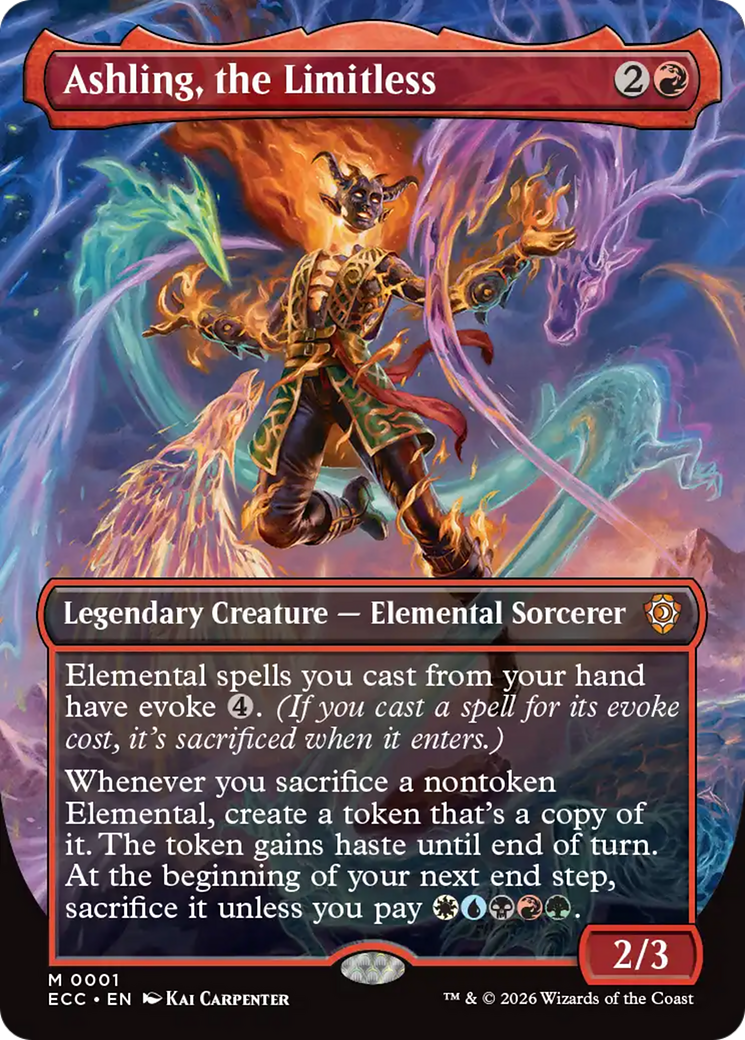 Ashling, the Limitless (Borderless) [Lorwyn Eclipsed Commander] | Exor Games New Glasgow