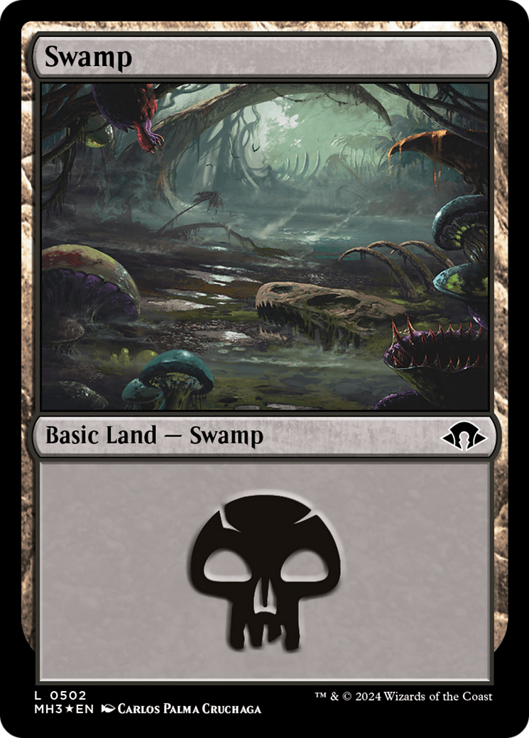 Swamp (0502) (Ripple Foil) [Modern Horizons 3] | Exor Games New Glasgow