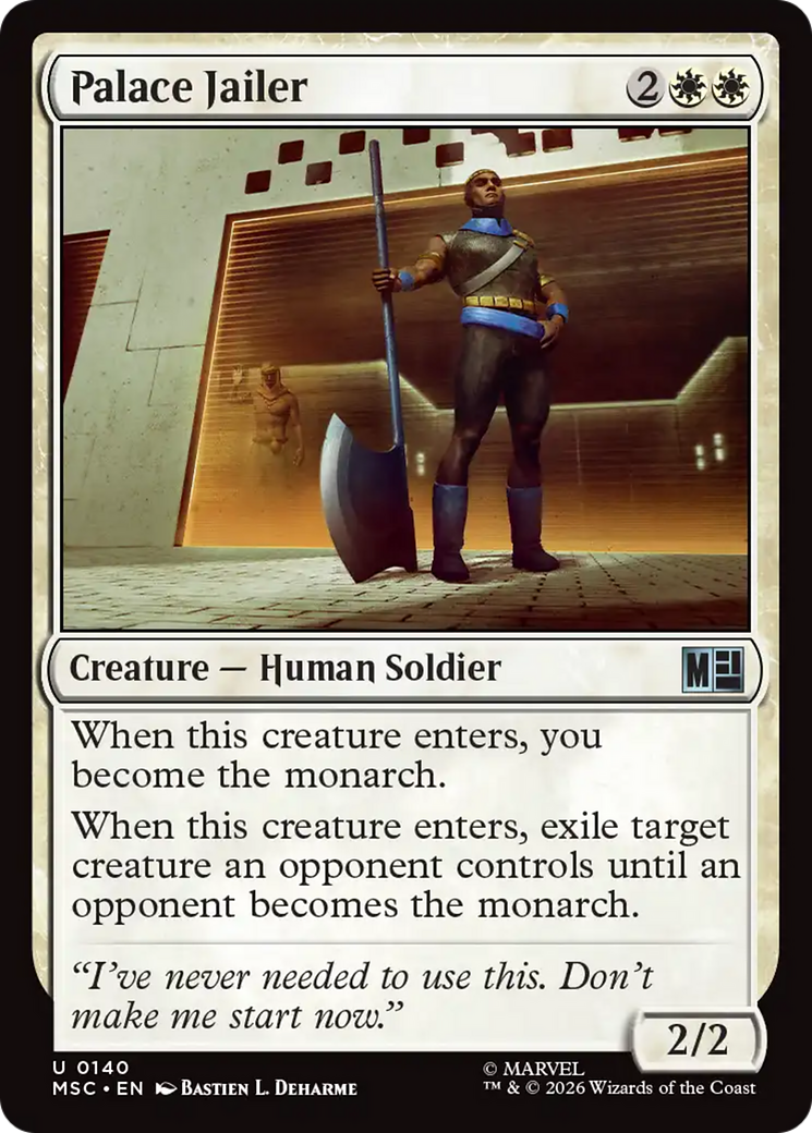 Palace Jailer (Surge Foil) [Marvel Super Heroes Commander] | Exor Games New Glasgow