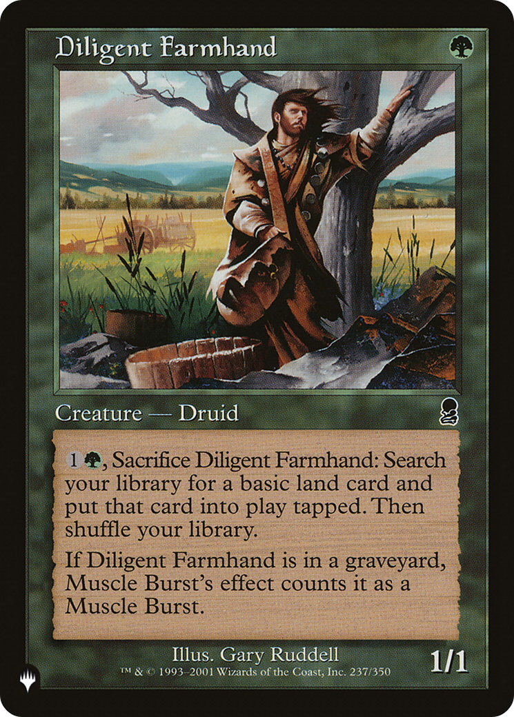 Diligent Farmhand [The List Reprints] | Exor Games New Glasgow