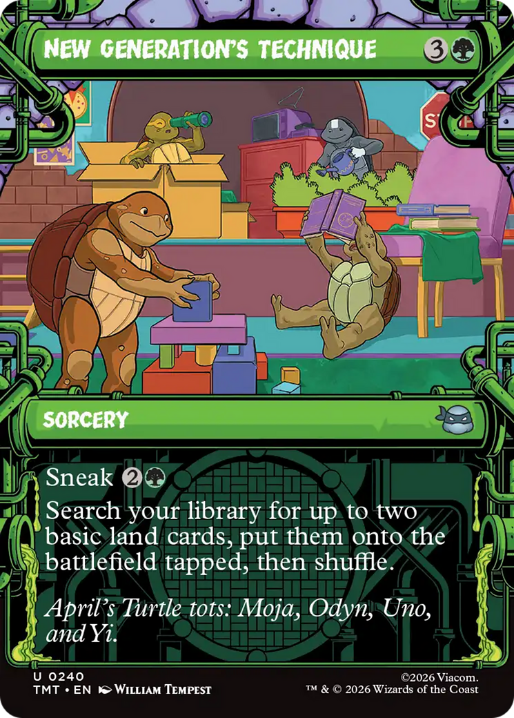 New Generation's Technique (Showcase) [Teenage Mutant Ninja Turtles] | Exor Games New Glasgow