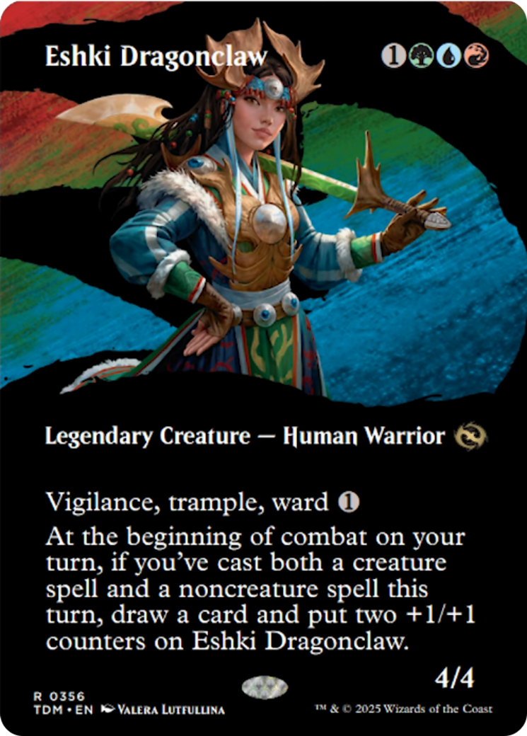 Eshki Dragonclaw (Borderless) [Tarkir: Dragonstorm] | Exor Games New Glasgow