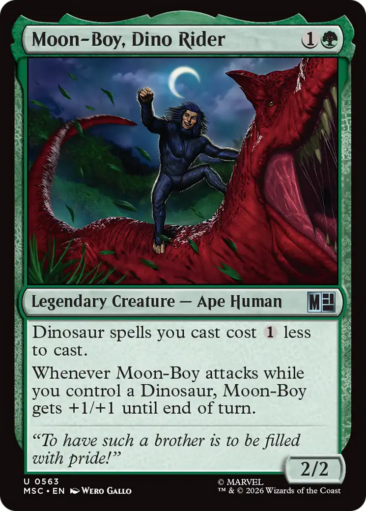 Moon-Boy, Dino Rider [Marvel Super Heroes Commander] | Exor Games New Glasgow
