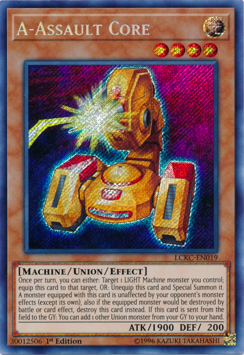 A-Assault Core [LCKC-EN019] Secret Rare | Exor Games New Glasgow