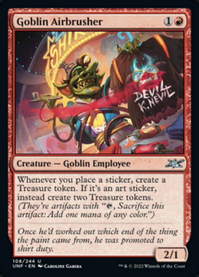 Goblin Airbrusher [Unfinity] | Exor Games New Glasgow