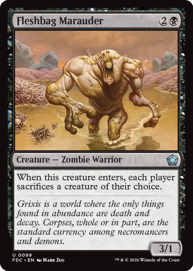 Fleshbag Marauder [Foundations Commander] | Exor Games New Glasgow