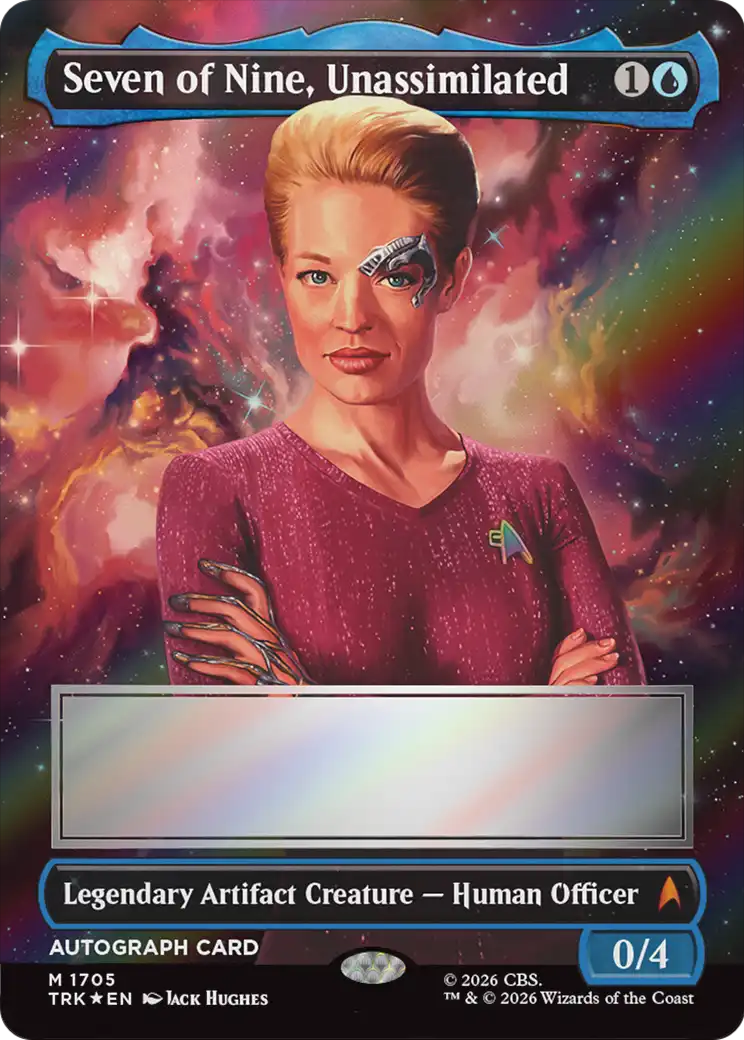 Seven of Nine, Unassimilated (Borderless) (Signed) [Star Trek] | Exor Games New Glasgow