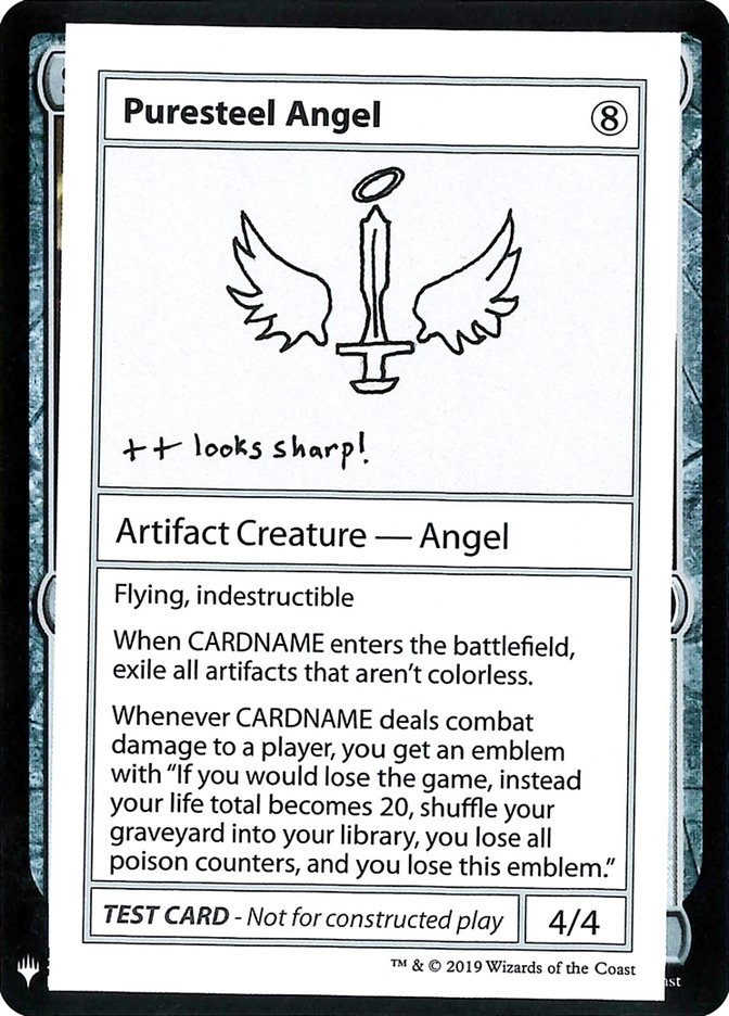 Puresteel Angel [Mystery Booster Playtest Cards] | Exor Games New Glasgow