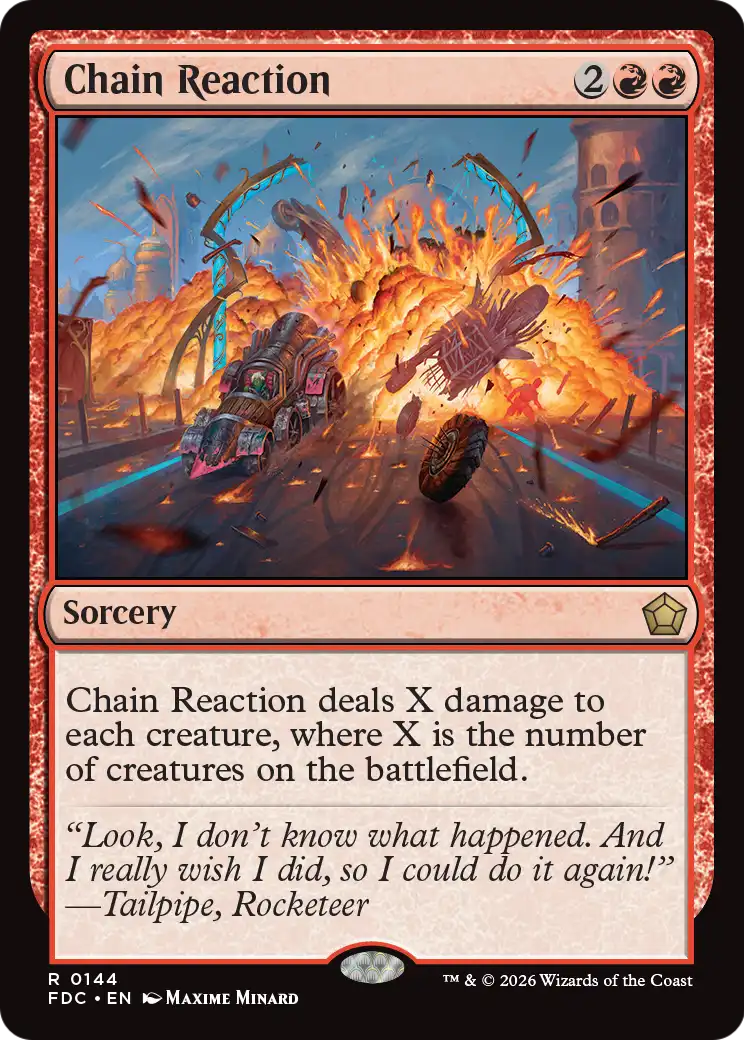 Chain Reaction [Foundations Commander] | Exor Games New Glasgow