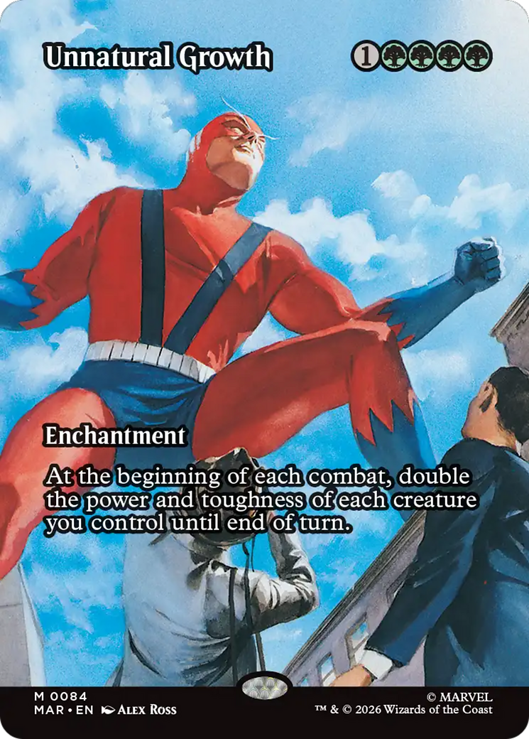 Unnatural Growth (Borderless) [Marvel Universe: Eternal-Legal] | Exor Games New Glasgow