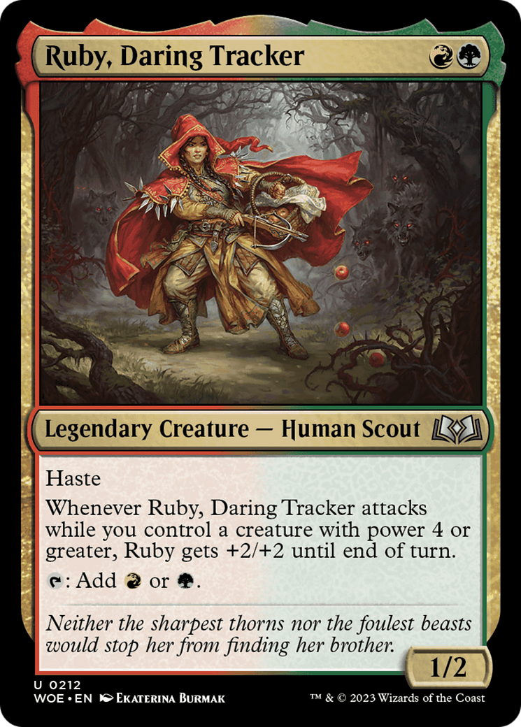 Ruby, Daring Tracker [Wilds of Eldraine] | Exor Games New Glasgow