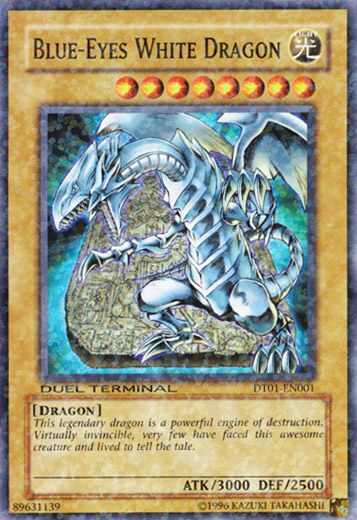 Blue-Eyes White Dragon [DT01-EN001] Super Rare | Exor Games New Glasgow