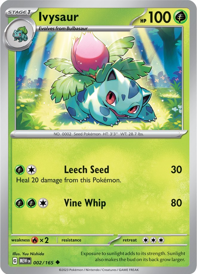 Ivysaur (002/165) [Scarlet & Violet 151] | Exor Games New Glasgow