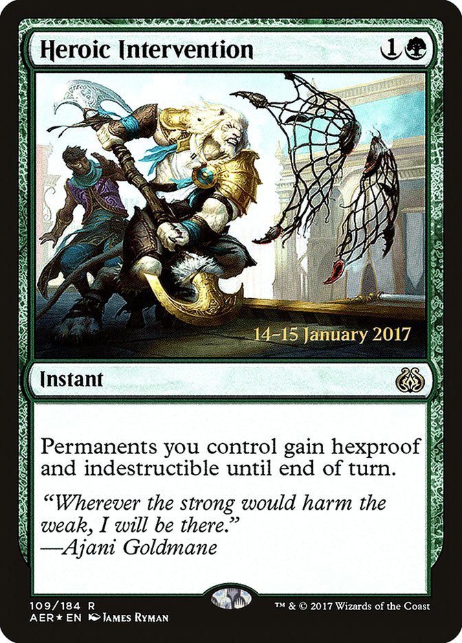 Heroic Intervention [Aether Revolt Prerelease Promos] | Exor Games New Glasgow