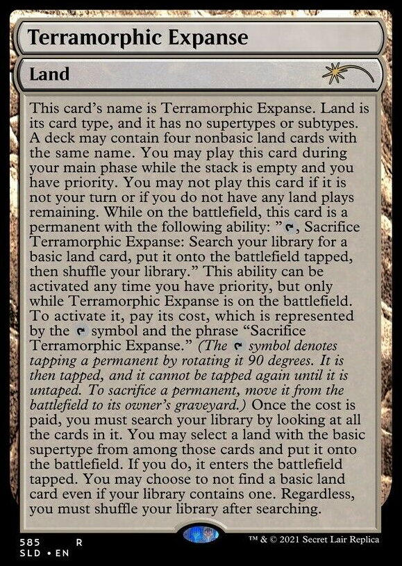 Terramorphic Expanse (Full Text) [Secret Lair Drop Promos] | Exor Games New Glasgow