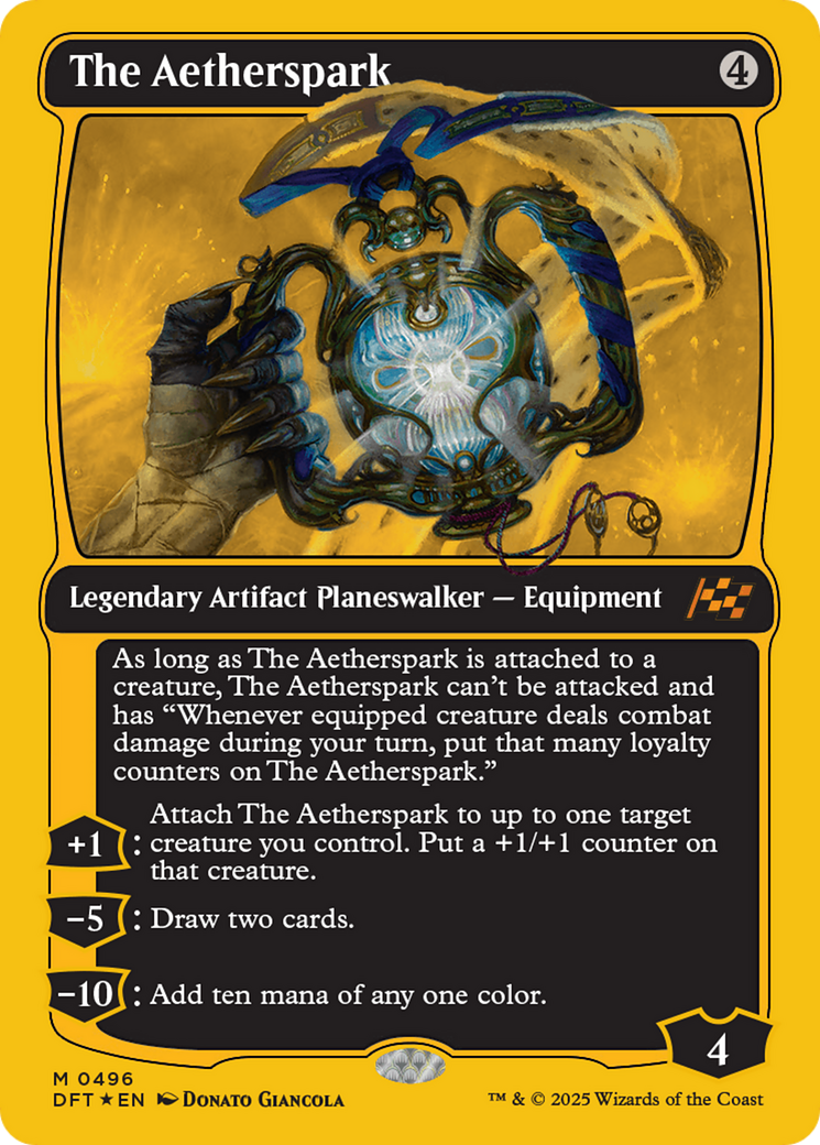 The Aetherspark (First-Place Foil) [Aetherdrift] | Exor Games New Glasgow