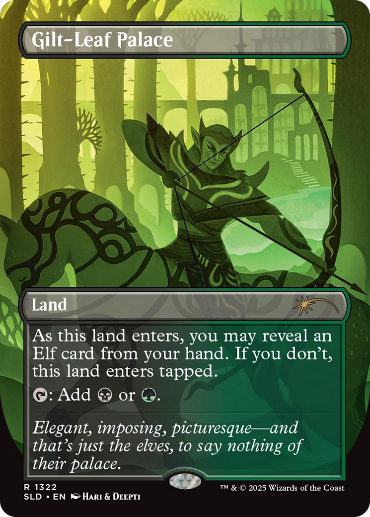 Gilt-Leaf Palace (Rainbow Foil) [Secret Lair Drop Series] | Exor Games New Glasgow