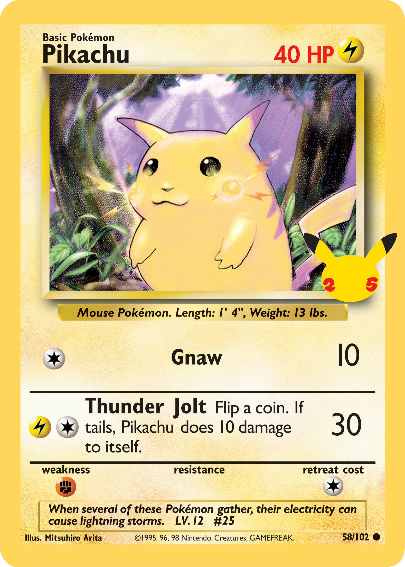 Pikachu (58/102) (Jumbo Card) [First Partner Pack] | Exor Games New Glasgow