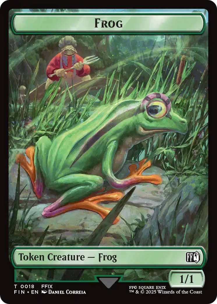 Hero (0008) // Frog Double-Sided Token [FINAL FANTASY Tokens] | Exor Games New Glasgow