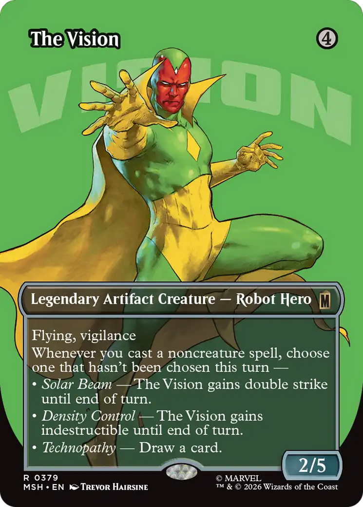 The Vision (Borderless) [Marvel Super Heroes] | Exor Games New Glasgow