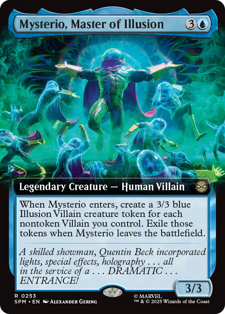 Mysterio, Master of Illusion (Extended Card) [Marvel's Spider-Man] | Exor Games New Glasgow