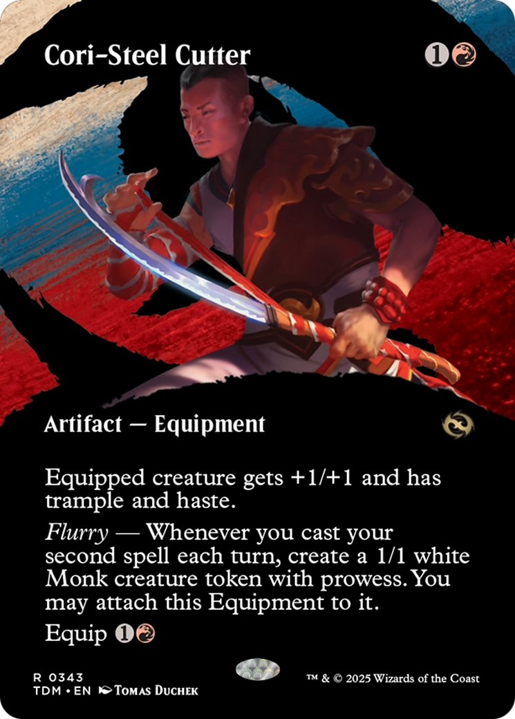 Cori-Steel Cutter (Borderless) [Tarkir: Dragonstorm] | Exor Games New Glasgow