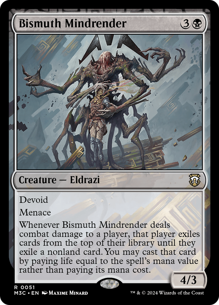 Bismuth Mindrender (Ripple Foil) [Modern Horizons 3 Commander] | Exor Games New Glasgow