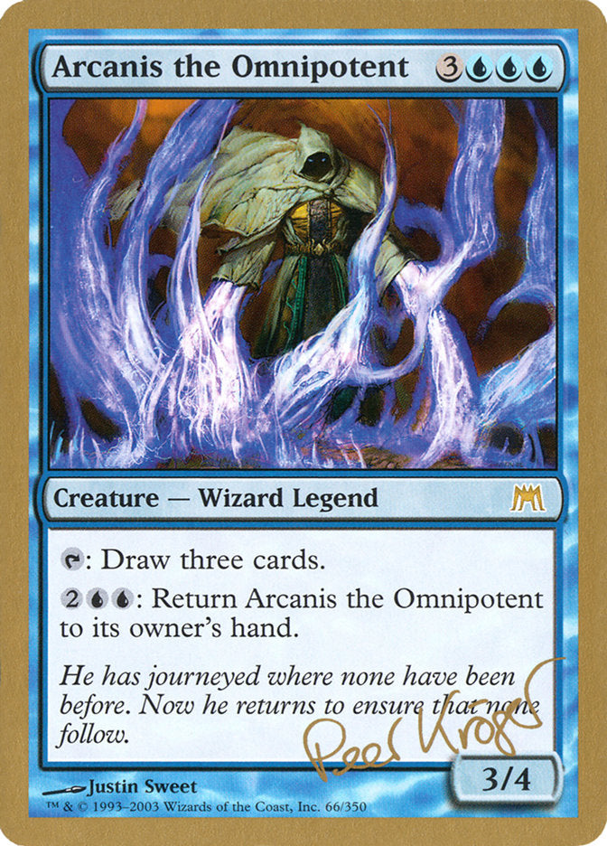 Arcanis the Omnipotent (Peer Kroger) [World Championship Decks 2003] | Exor Games New Glasgow