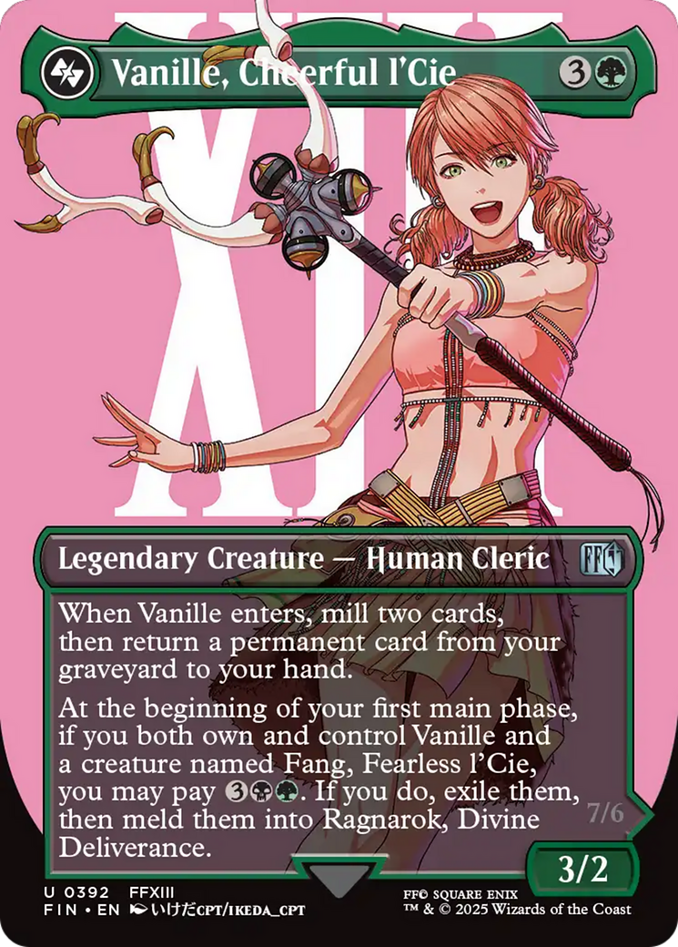 Vanille, Cheerful l'Cie // Ragnarok, Divine Deliverance (Borderless) [FINAL FANTASY] | Exor Games New Glasgow