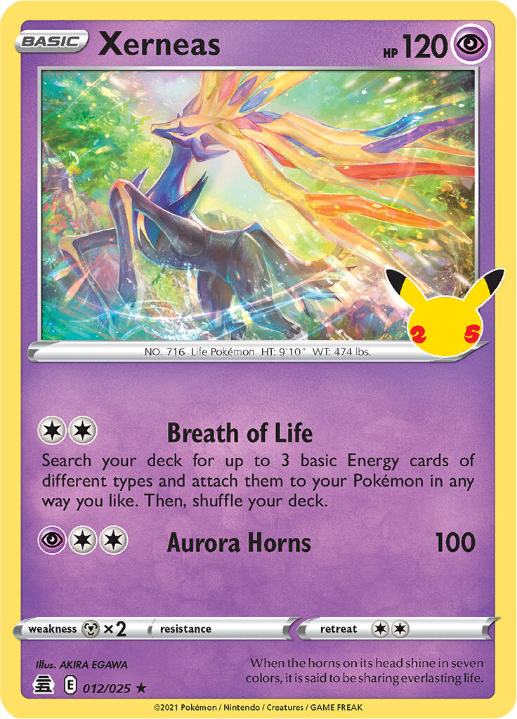 Xerneas (012/025) [Celebrations: 25th Anniversary] | Exor Games New Glasgow