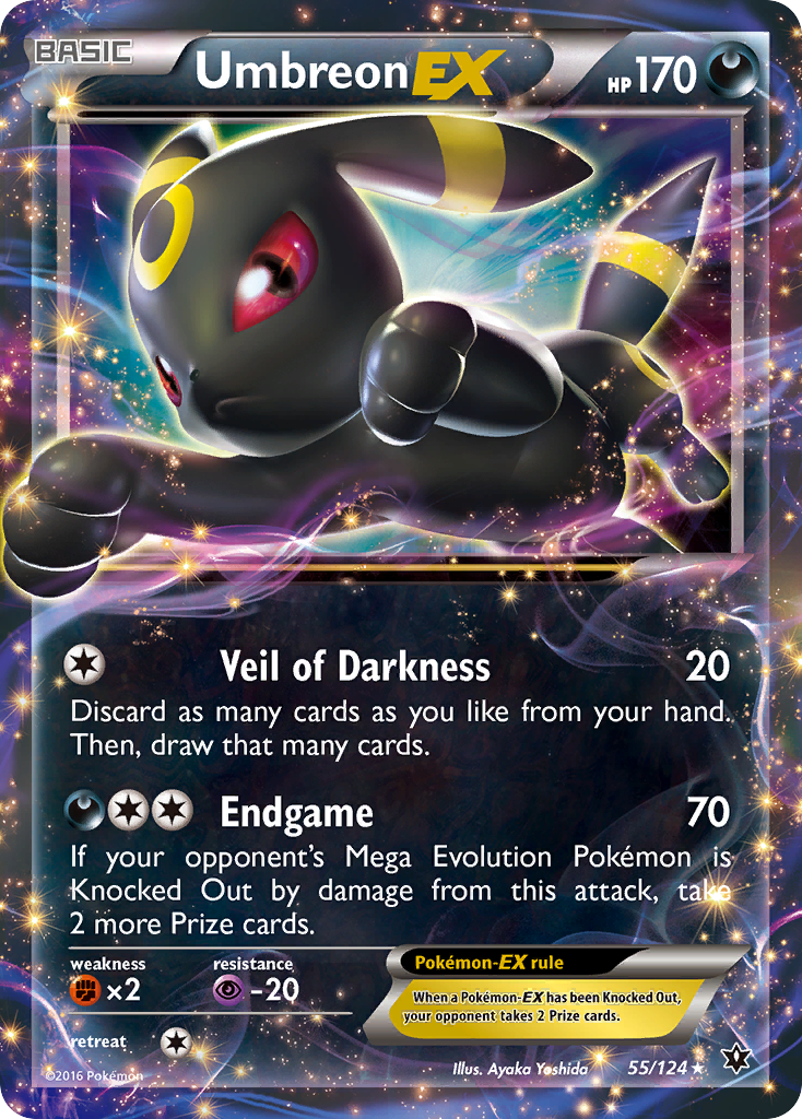 Umbreon EX (55/124) [XY: Fates Collide] | Exor Games New Glasgow