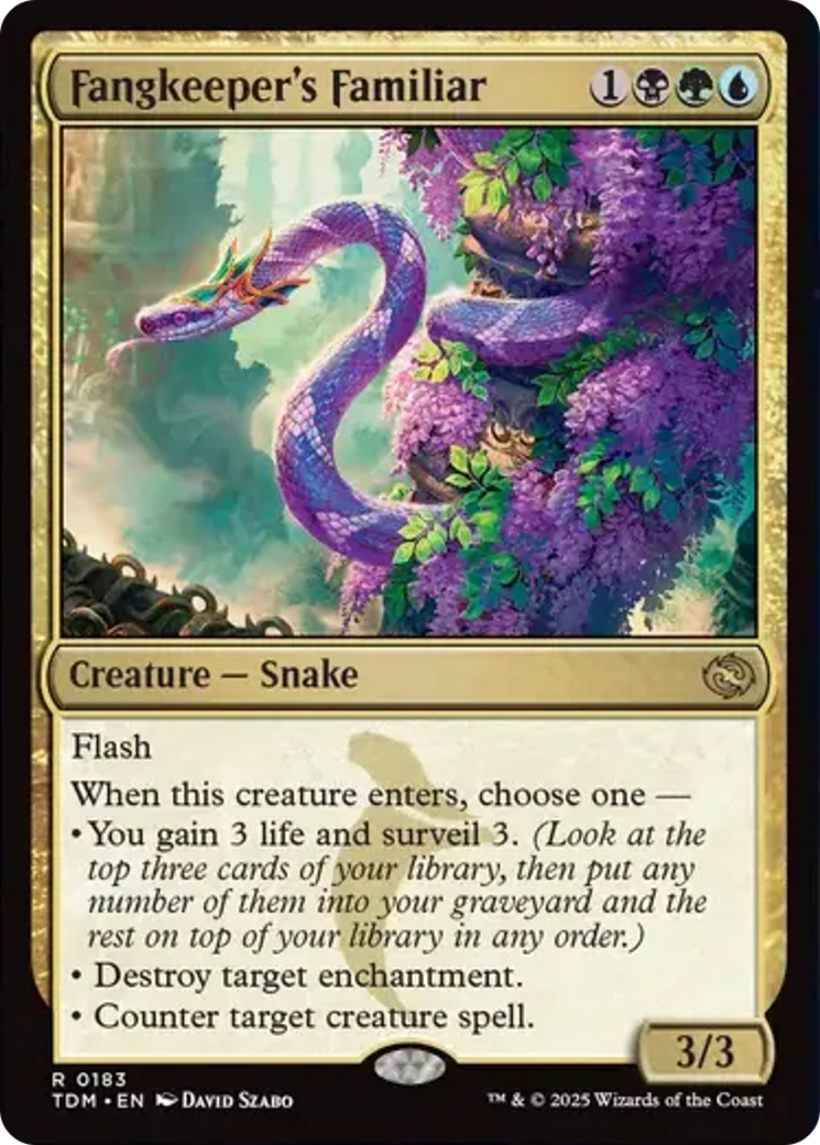 Fangkeeper's Familiar [Tarkir: Dragonstorm] | Exor Games New Glasgow