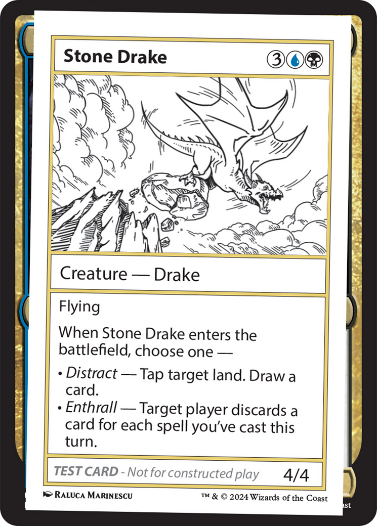 Stone Drake [Mystery Booster 2 Playtest Cards] | Exor Games New Glasgow