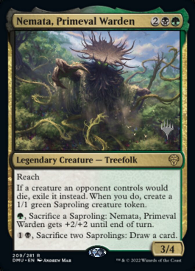 Nemata, Primeval Warden (Promo Pack) [Dominaria United Promos] | Exor Games New Glasgow