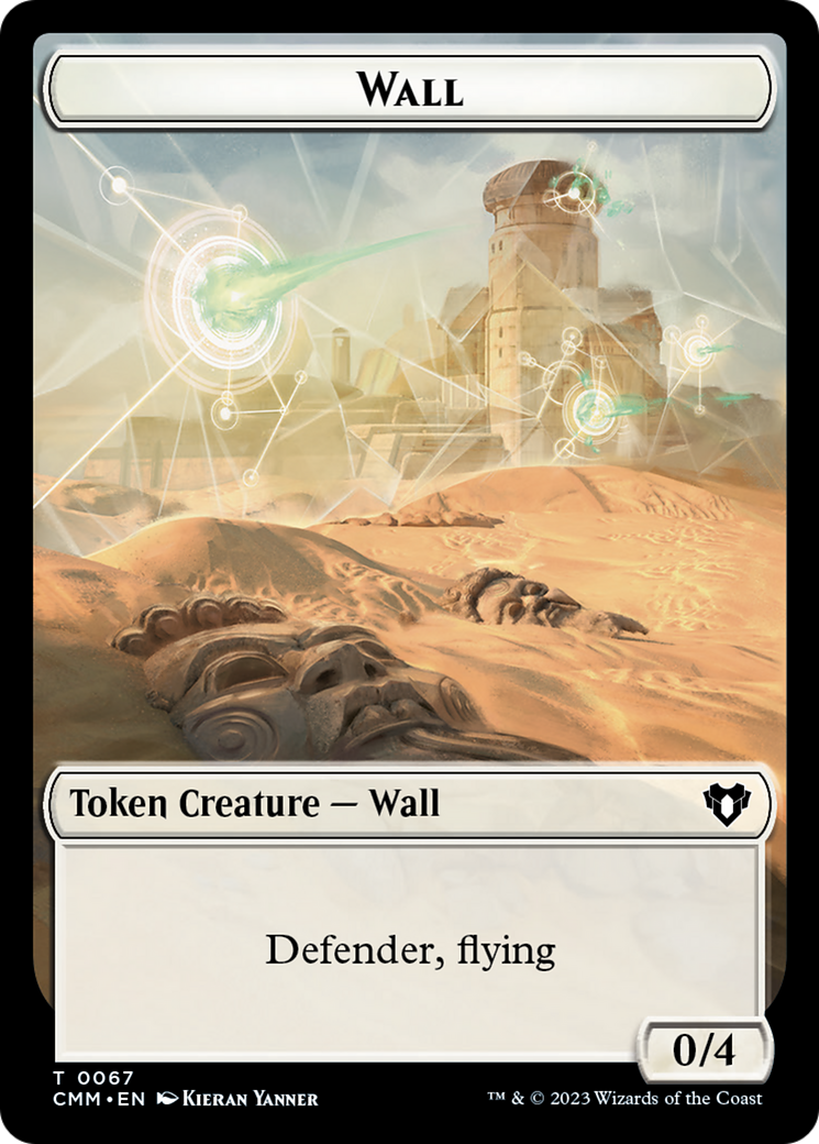 Wall // Kor Ally Double-Sided Token [Commander Masters Tokens] | Exor Games New Glasgow