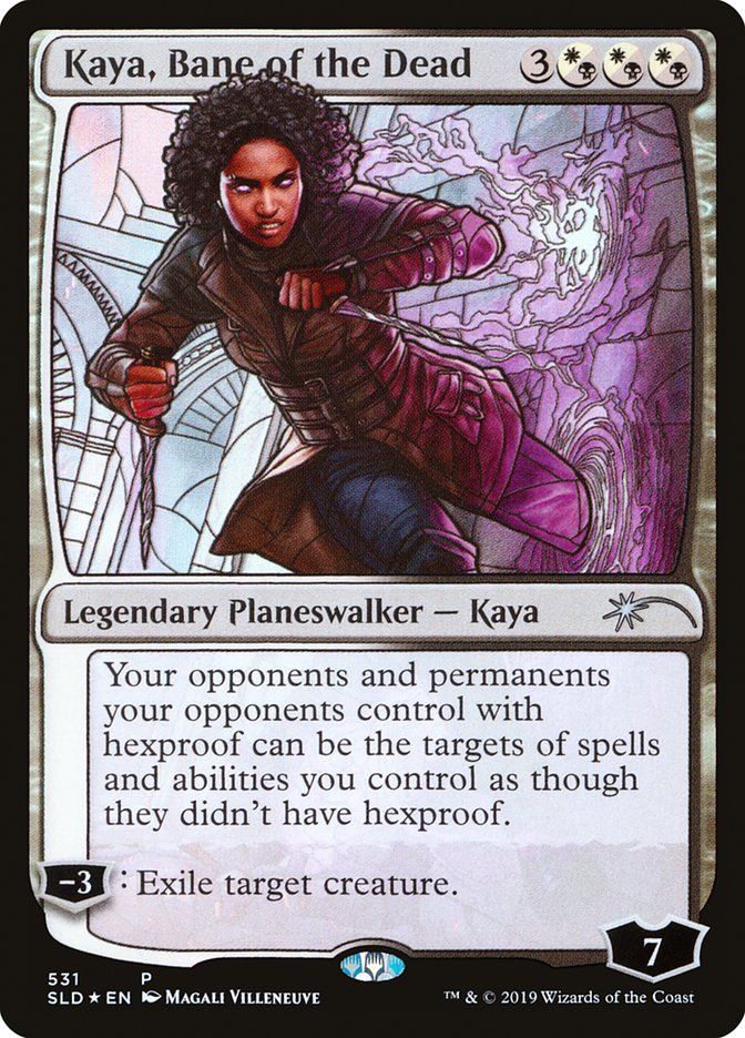 Kaya, Bane of the Dead (Stained Glass) [Secret Lair Drop Promos] | Exor Games New Glasgow