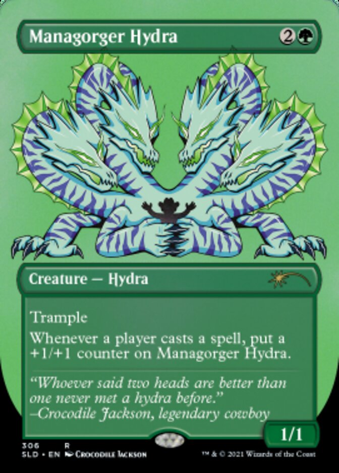 Managorger Hydra (Borderless) (Foil Etched) [Secret Lair Drop Series] | Exor Games New Glasgow