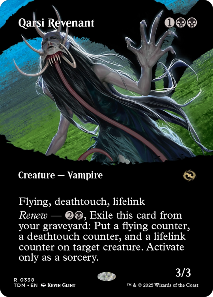 Qarsi Revenant (Borderless) [Tarkir: Dragonstorm] | Exor Games New Glasgow
