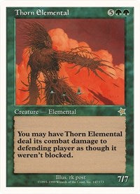 Thorn Elemental (Oversized) [Oversize Cards] | Exor Games New Glasgow