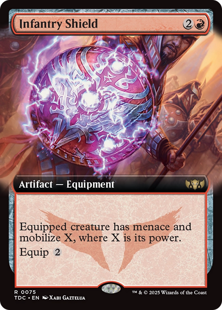 Infantry Shield (Extended Art) [Tarkir: Dragonstorm Commander] | Exor Games New Glasgow