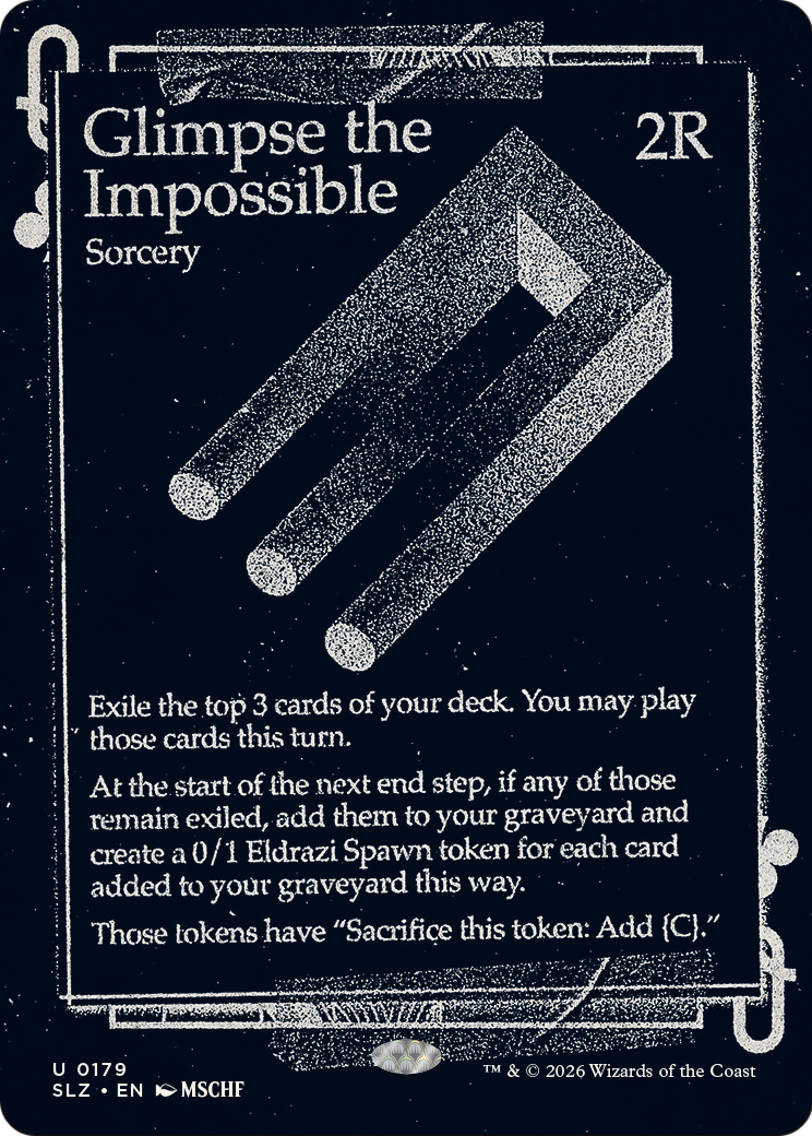 Glimpse the Impossible (0179) [Secret Lair x MSCHF: The Zeta Set] | Exor Games New Glasgow