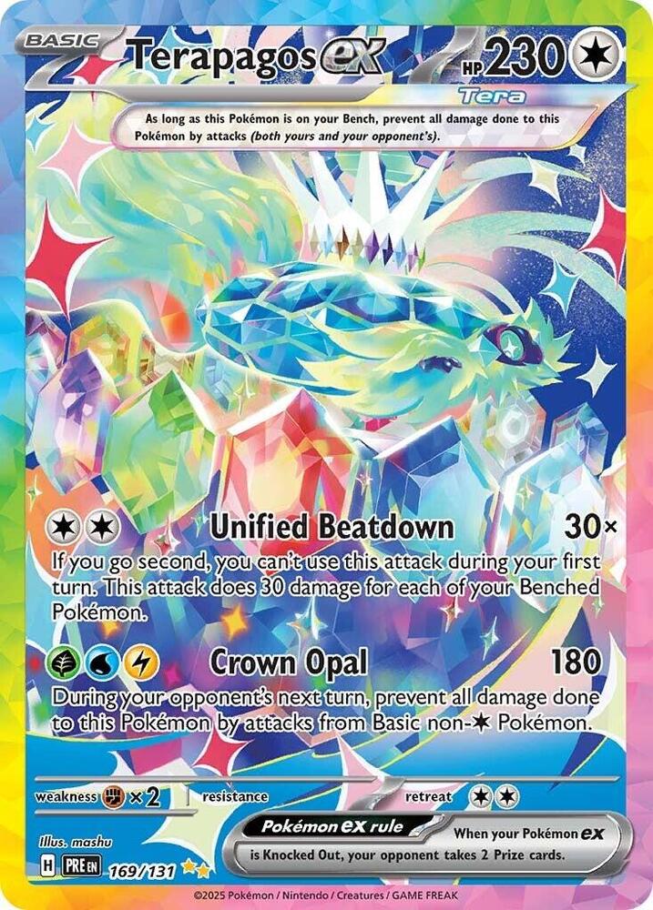 Terapagos ex (169/131) [Scarlet & Violet: Prismatic Evolutions] | Exor Games New Glasgow