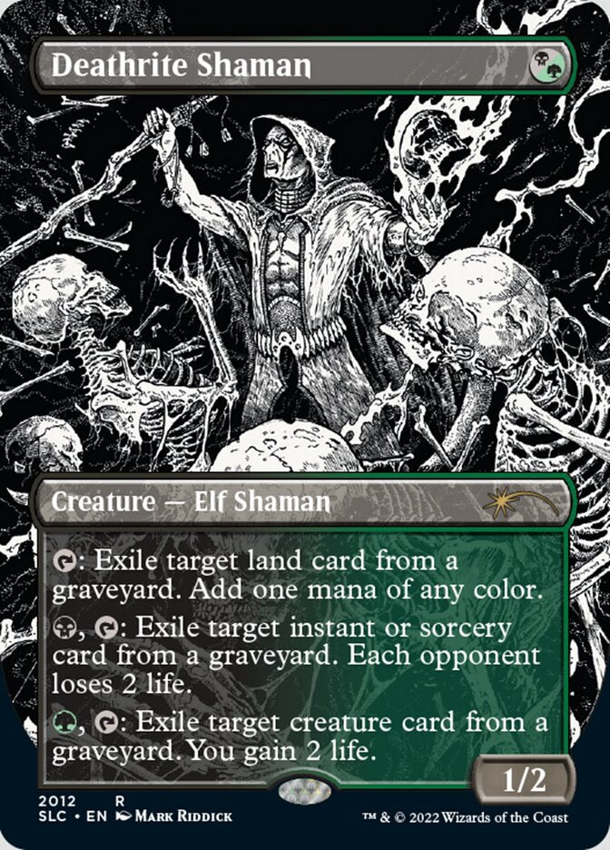Deathrite Shaman (Borderless) [Secret Lair Countdown Kit] | Exor Games New Glasgow