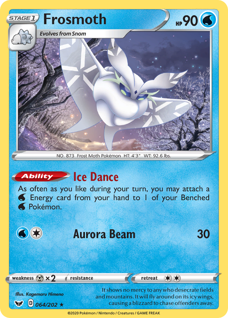 Frosmoth (064/202) (Theme Deck Exclusive) [Sword & Shield: Base Set] | Exor Games New Glasgow