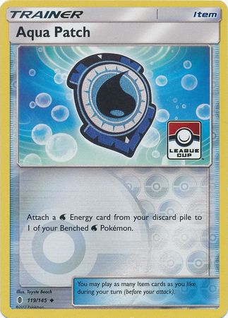 Aqua Patch (119/145) (League Promo) [Sun & Moon: Guardians Rising] | Exor Games New Glasgow