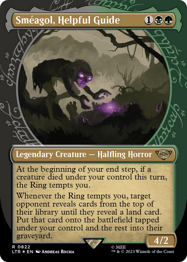 Smeagol, Helpful Guide (Showcase) (Surge Foil) [The Lord of the Rings: Tales of Middle-Earth] | Exor Games New Glasgow