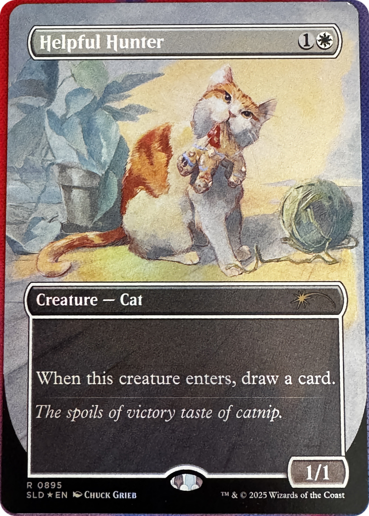Helpful Hunter (0895) (Rainbow Foil) [Secret Lair Drop Series] | Exor Games New Glasgow
