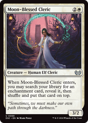 Moon-Blessed Cleric [Duskmourn: House of Horror Commander] | Exor Games New Glasgow