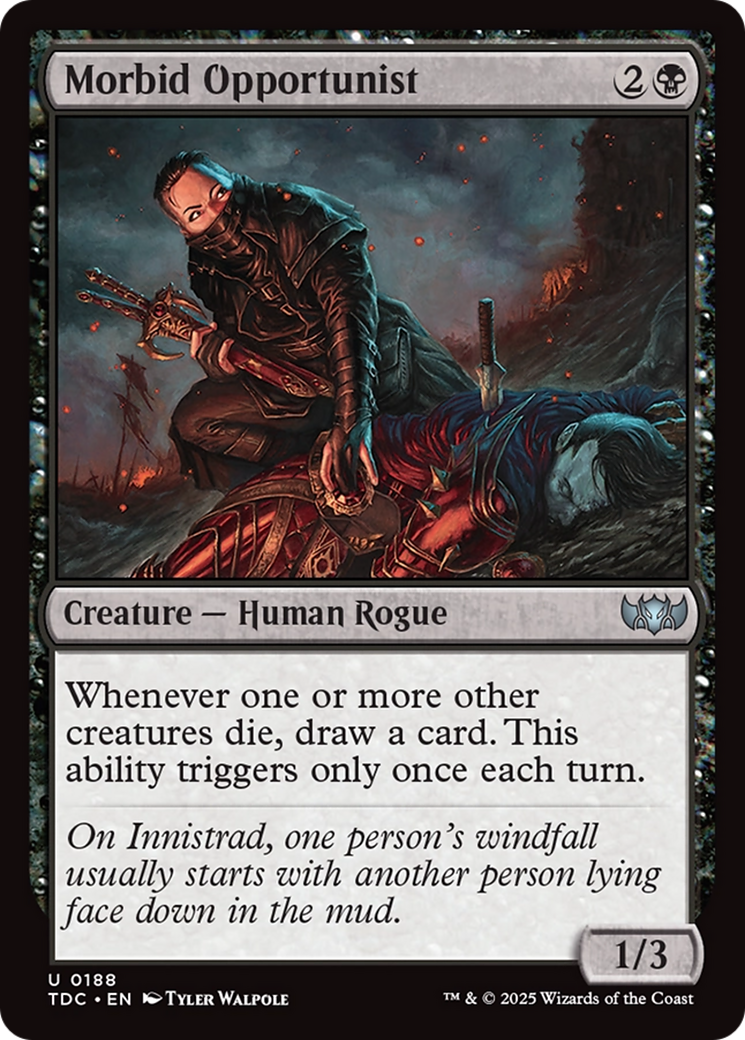 Morbid Opportunist [Tarkir: Dragonstorm Commander] | Exor Games New Glasgow
