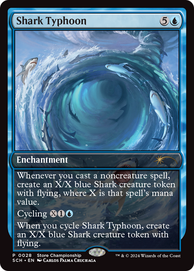 Shark Typhoon (Store Championship) [Bloomburrow Promos] | Exor Games New Glasgow